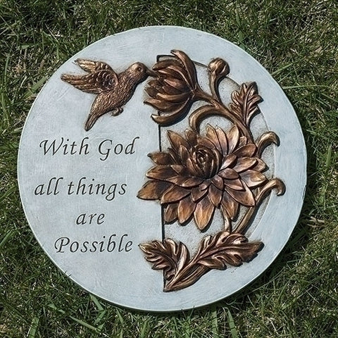 Garden Stone: With God All Things Are Possible