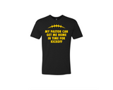 Football Kickoff T-Shirt - Yellow Ink (Preorder)