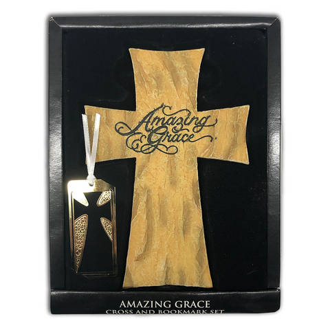 Amazing Grace Cross and Bookmark Set