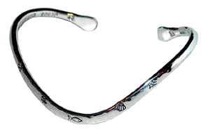 Sterling Silver Christian Symbol Bracelet